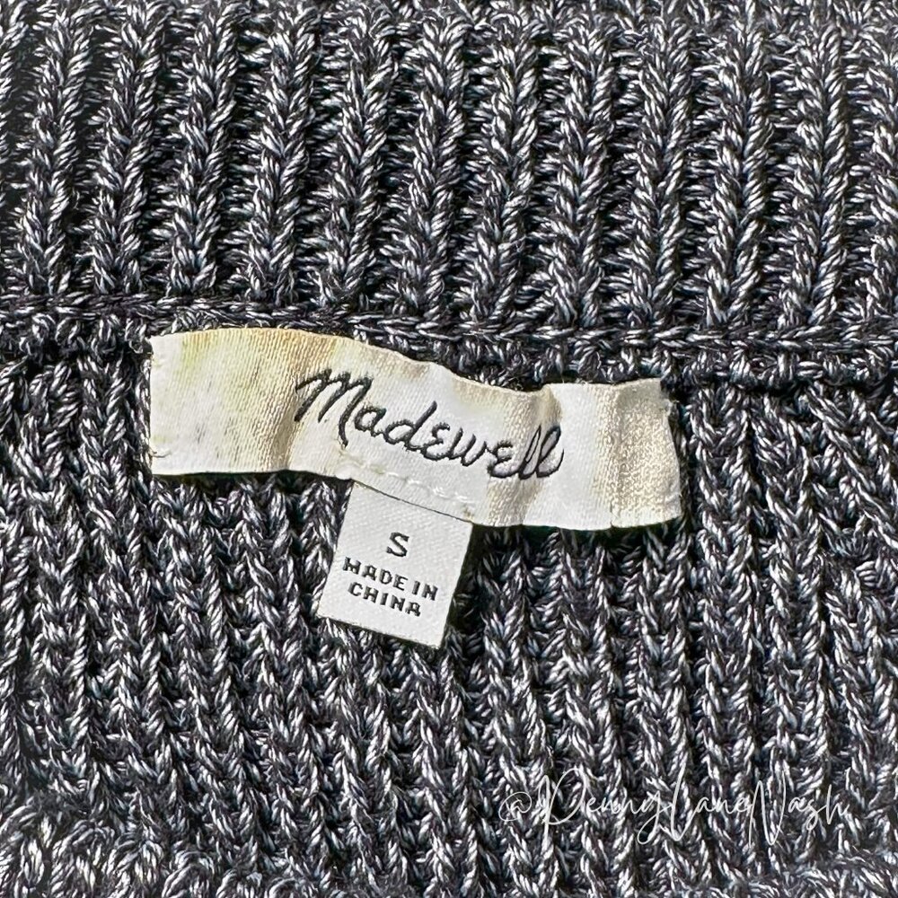 Madewell Valley SweaterTank Marled Slate Gray - Picture 6 of 10
